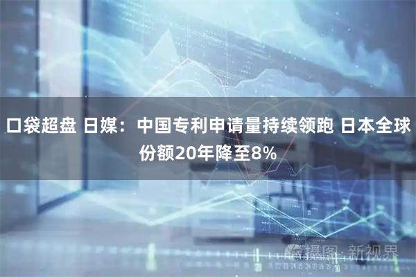 口袋超盘 日媒：中国专利申请量持续领跑 日本全球份额20年降至8%